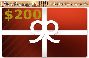 CA $200 Gift Card  (For use Online) - The Coach Pyramids