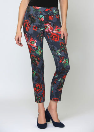 Lisette L Montreal Barbados Print Ankle Pant 64201 - The Coach Pyramids