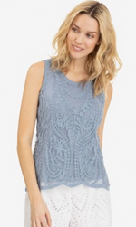 Sale  Tribal 5903O Mesh Embroidered Top - The Coach Pyramids
