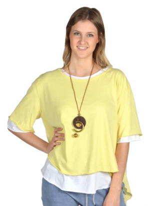 Catherine Lillywhite's ITXF12513 Tunic W/Necklace - The Coach Pyramids