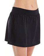 Trimshaper 6527006 Black Skort Swim Botttom - The Coach Pyramids