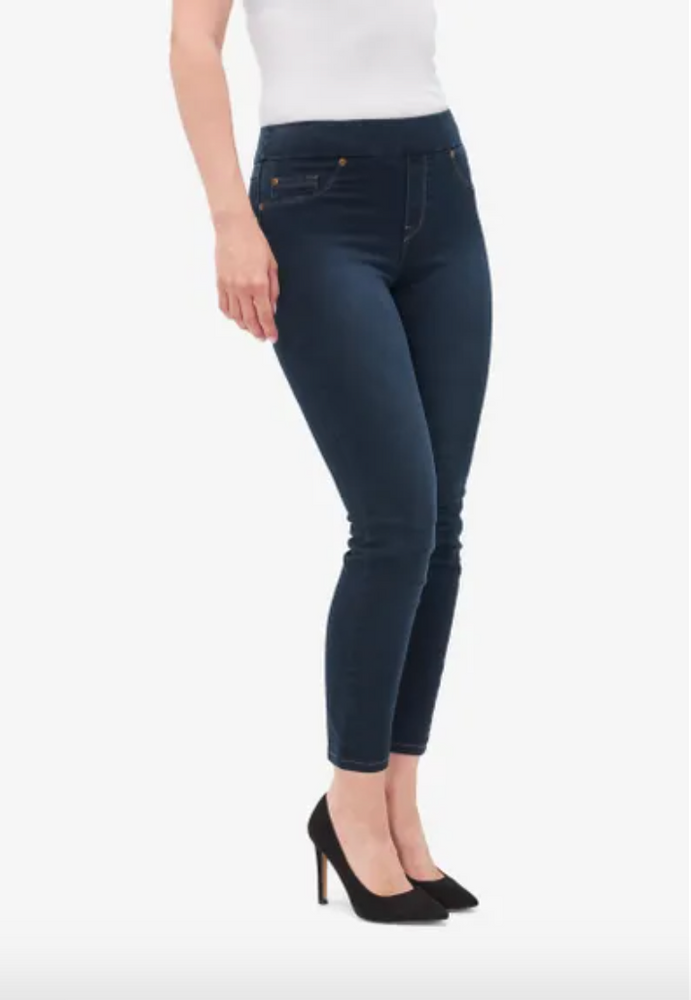 Tribal Fall 2020 Pull-On Ankle Navy Blue Jegging