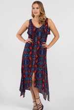 Tribal "FALL" - 768O HIGH-LOW MAXI DRESS - The Coach Pyramids