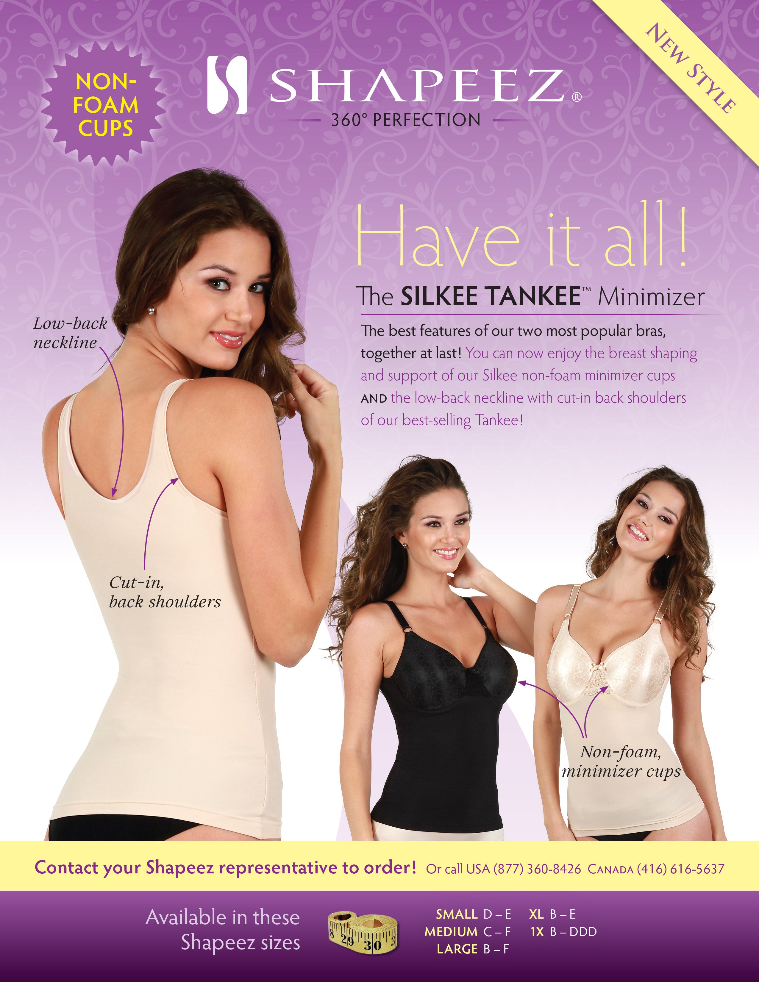 The Perfect Everyday Back Smoothing Minimizer Bra Shaping Camisole and Longline  Bra In-One - Shapeez