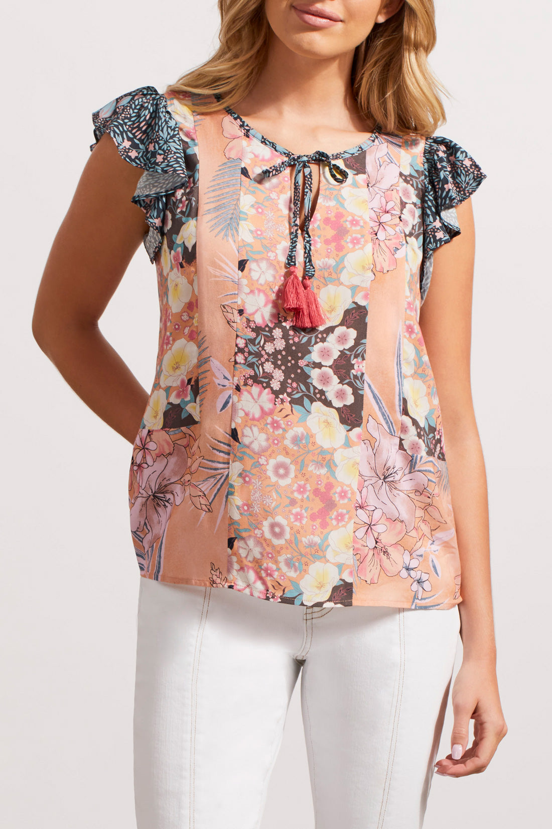 Tribal- 7415O-729-Blouse-Ginger Root - The Coach Pyramids