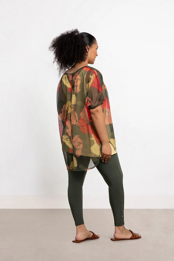 Sympli Spring/Summer 2023-3325P-0-Tunic-Floral Camo - The Coach Pyramids