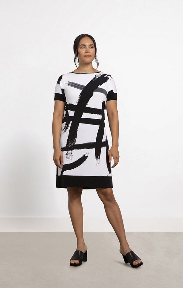 Sympli Spring/Summer 2023-28133PP-1-Dress-Abstract - The Coach Pyramids